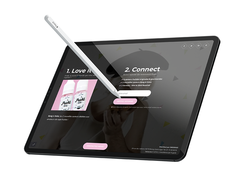 Creation site responsive frukt savourea