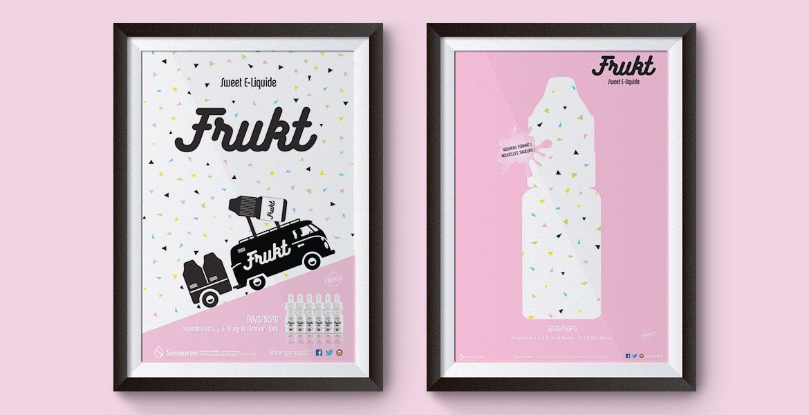 Creation affiche print freelance frukt